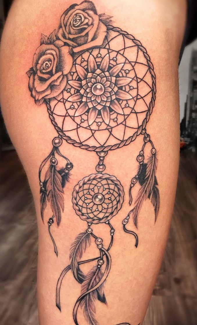 16 Dreamcatcher Tattoos To Gain Protection Dream Catcher Tattoo