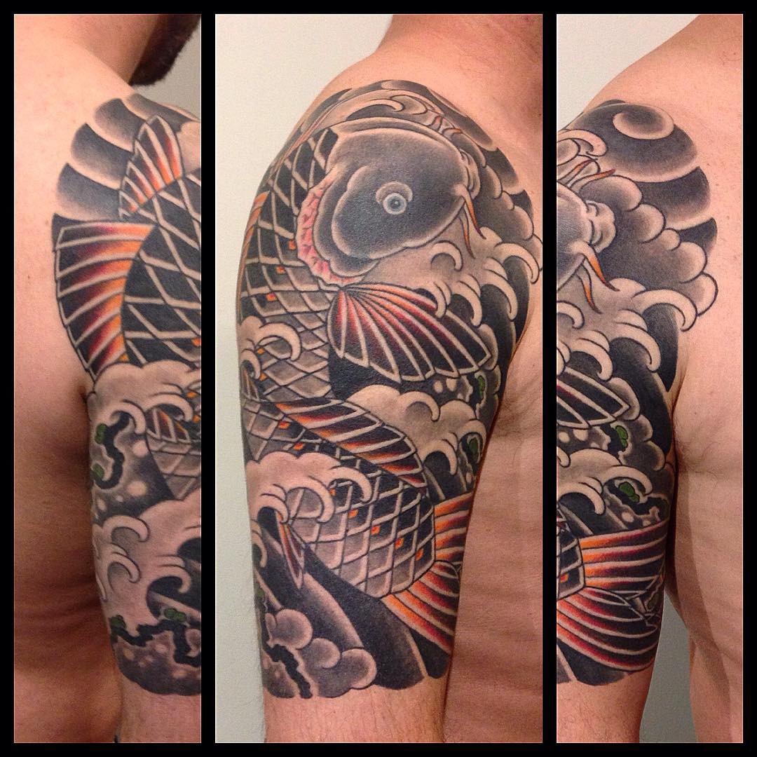 16 Koi Dragon Tattoo Images