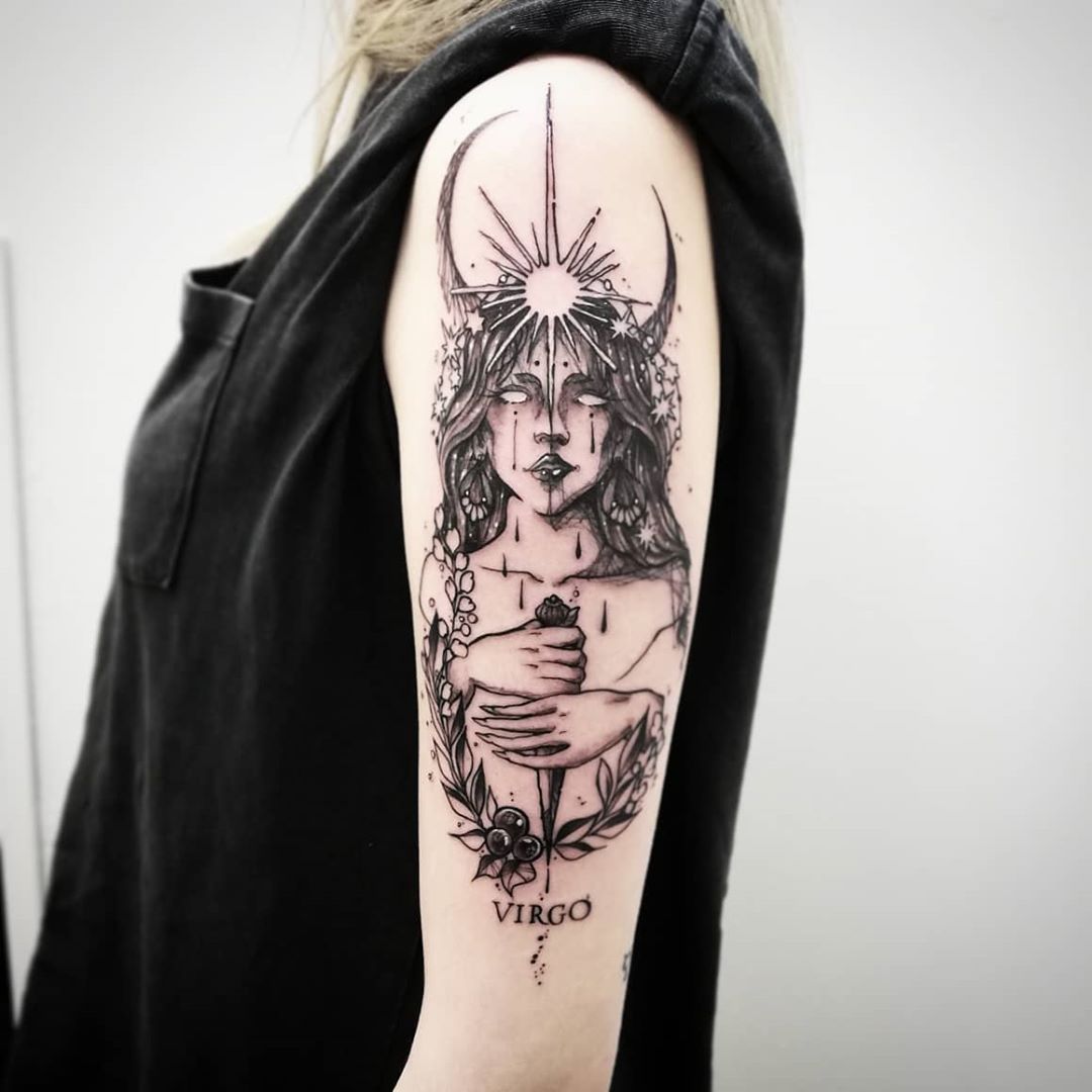 17 Best Virgo Tattoo Designs With Pictures Styles At Life