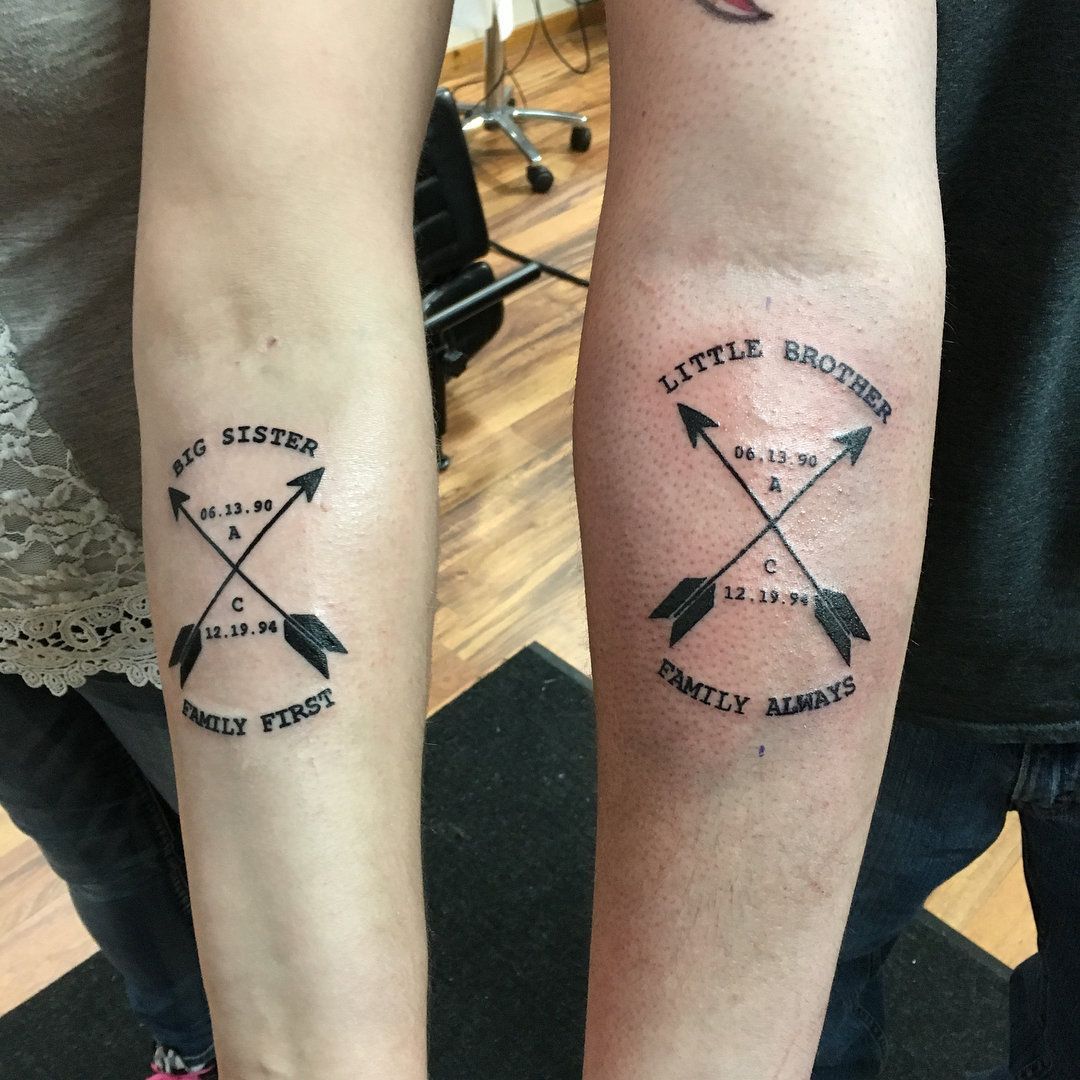 175 Best Brother Tattoos 2019 Matching Symbols Memorial Quotes