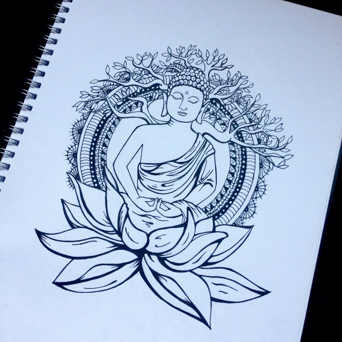 18 Awesome Lotus Buddha Tattoo Drawing Ideas In 2021