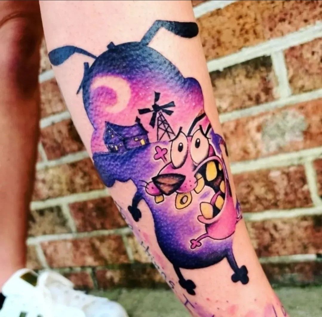 18 Ideias De Courage The Cowardly Dog Tattoo Tatuagem Tatuagens Tatoo