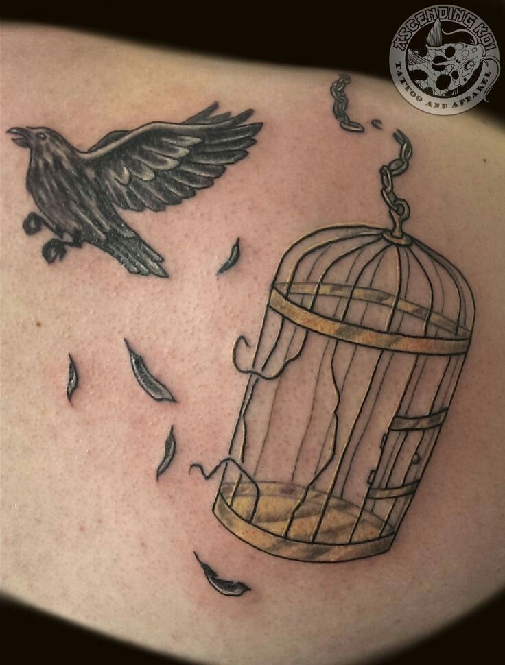 19 Meaningful Bird Cage Tattoo Designs