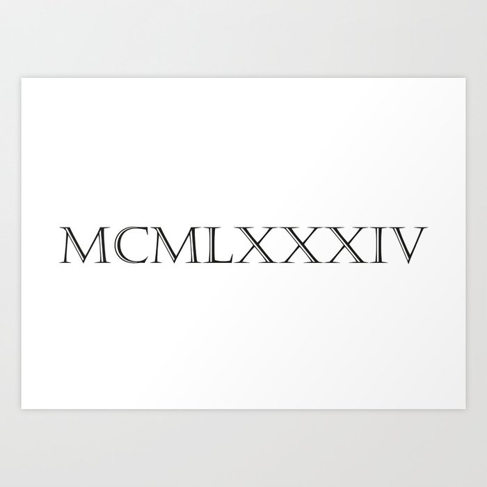 1984 In Roman Numerals Conversion And Explanation