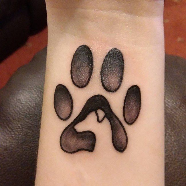 20 Amazing Paw Print Tattoos With Deep Connection Tattooswin