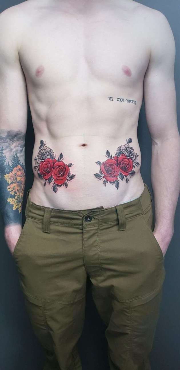 20 Amazing V Line Tattoos For 2024