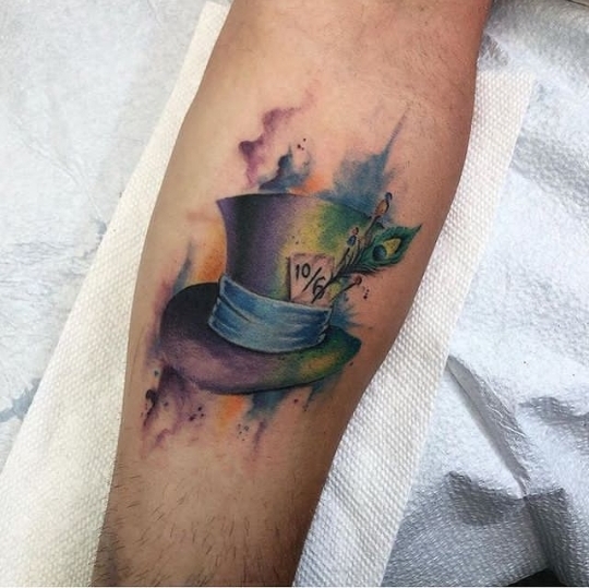 20 Brilliant Mad Hatter Tattoos Just For You The Xo Factor Mad