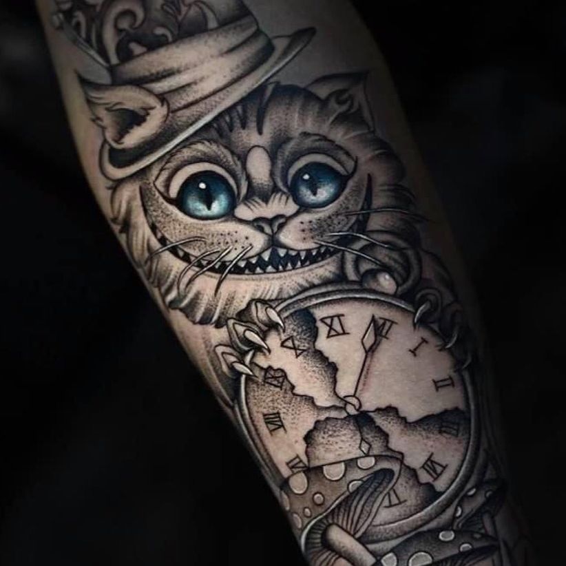 20 Charming Alice In Wonderland Tattoos Tattoodo Wonderland Tattoo