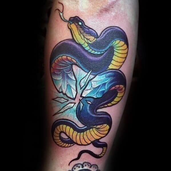 20 Neo Traditional Snake Tattoo Designs Petpress