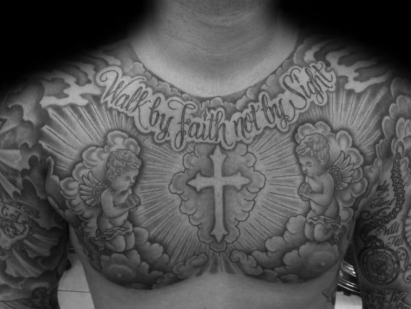 20 Walk By Faith Not By Sight Tattoo Design Ideas For Men Corinthians