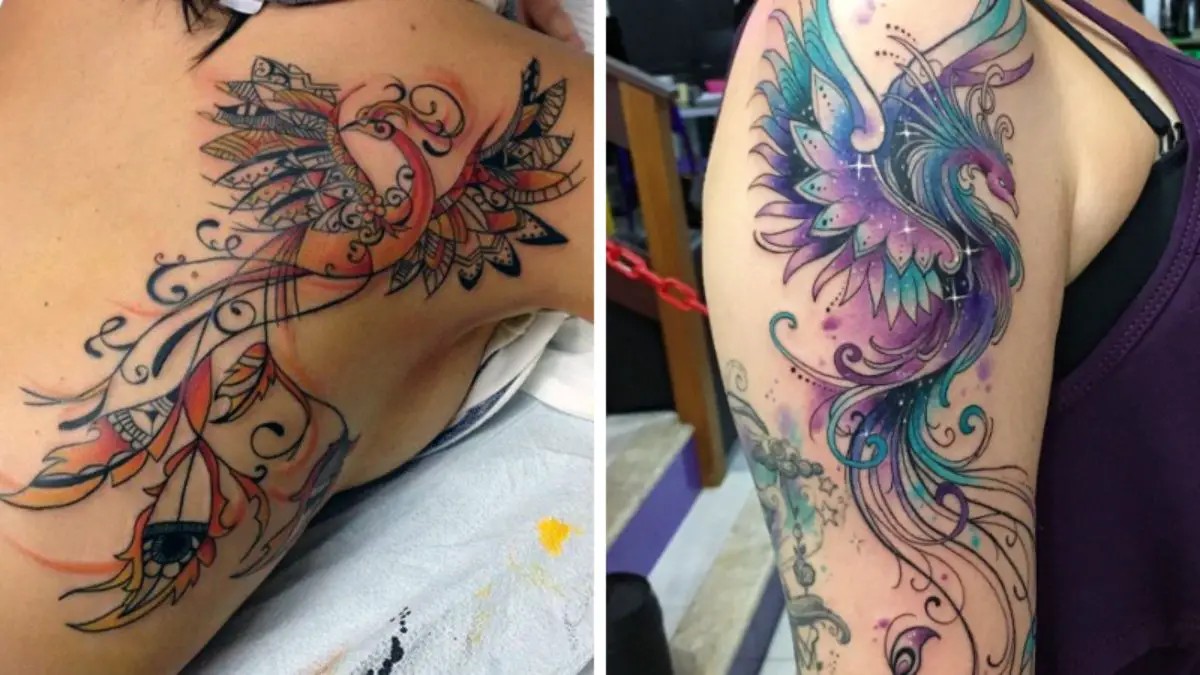 21 Stunning Phoenix Tattoos For Women