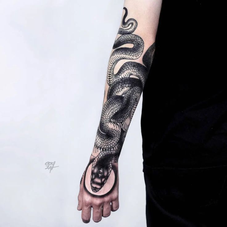 22 Snake Tattoo Ideas Forearm Tattoos Designs Petpress