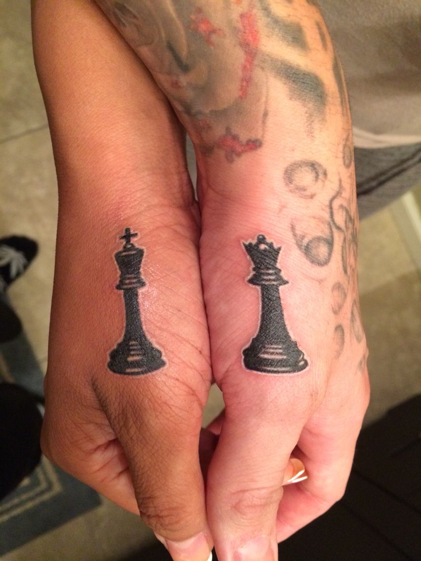 220 Chess Pieces Tattoos Designs 2019 King Queen Board Tattoo Ideas