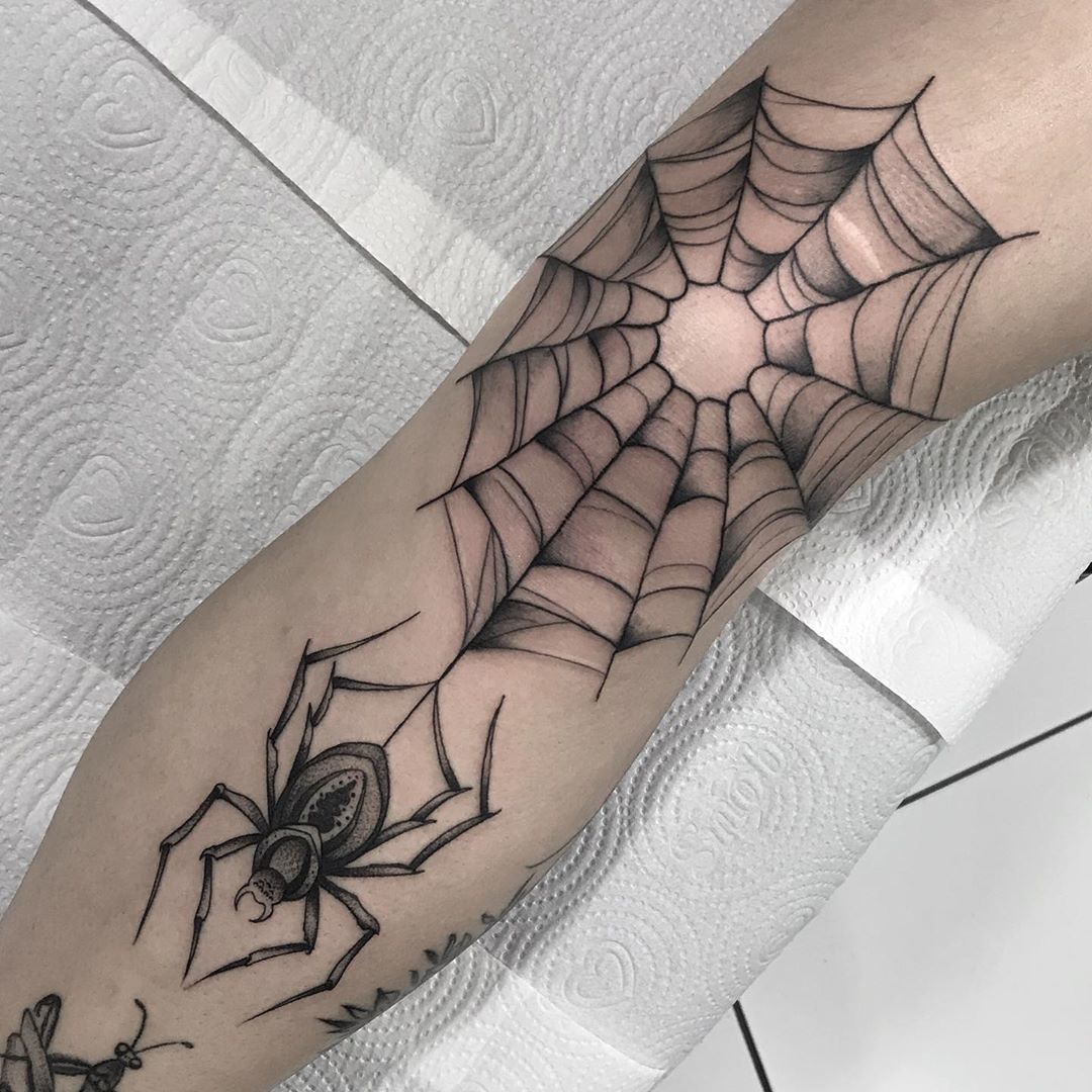 23 Best Spider Web Tattoos What To Do Next Images On Pinterest