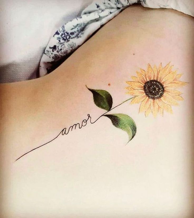 23 Girasol Tatuajes De Marca Mujer Optimista Sunflower Tattoos For