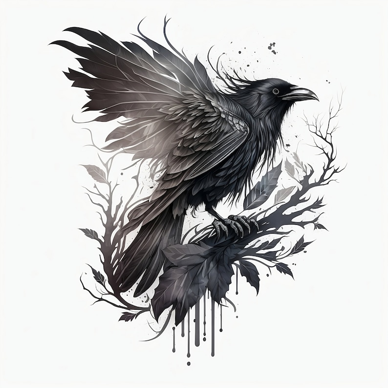 23 Raven Tattoo Designs Ideas Design Trends Premium Psd Vector