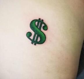 24 Amazing Dollar Sign Tattoo Ideas That Will Cheer You Tattoo Twist