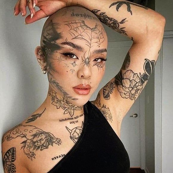 24 Face Tattoos For Everyone In 2021 Small Tattoos Ideas