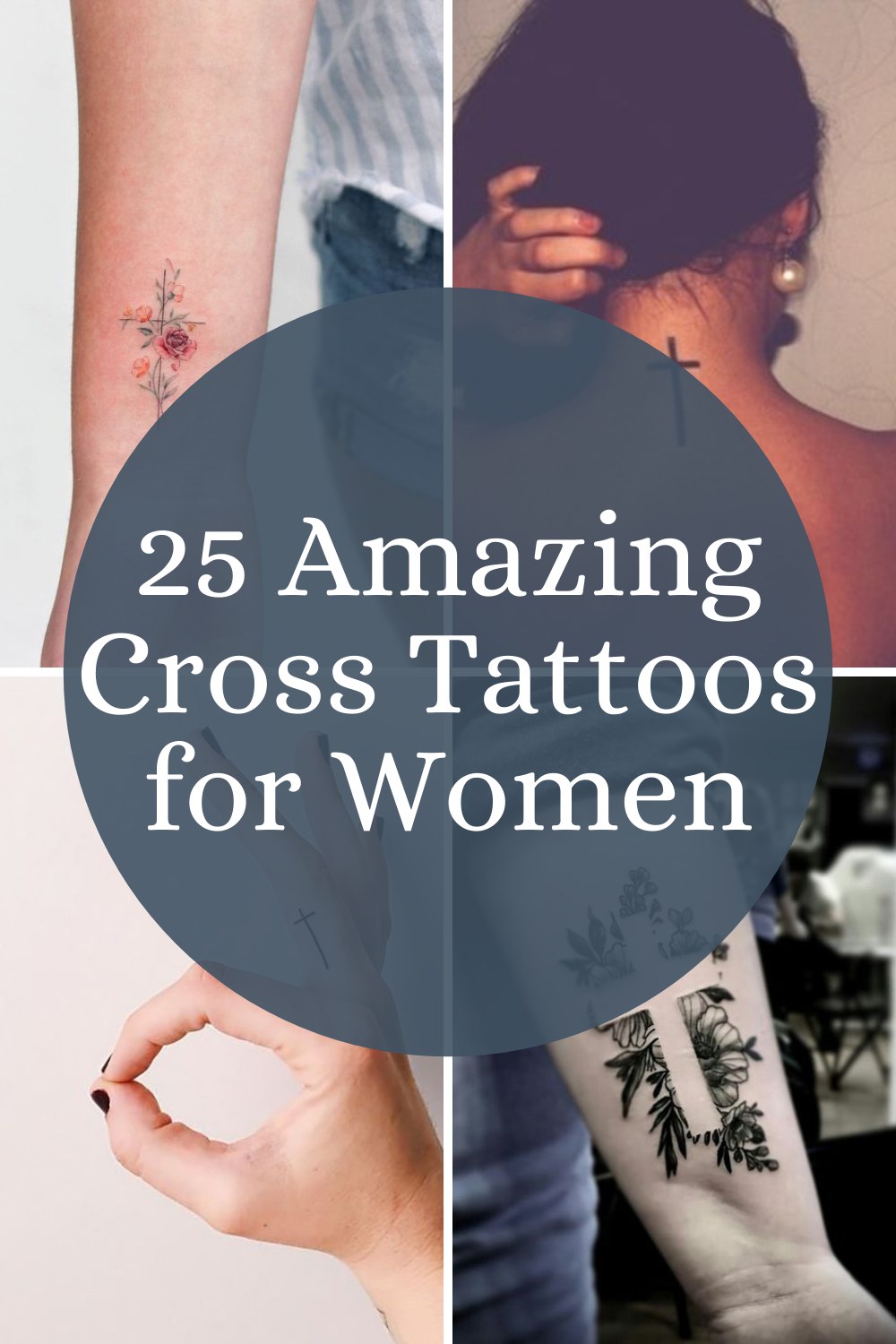 25 Amazing Cross Tattoos For Women