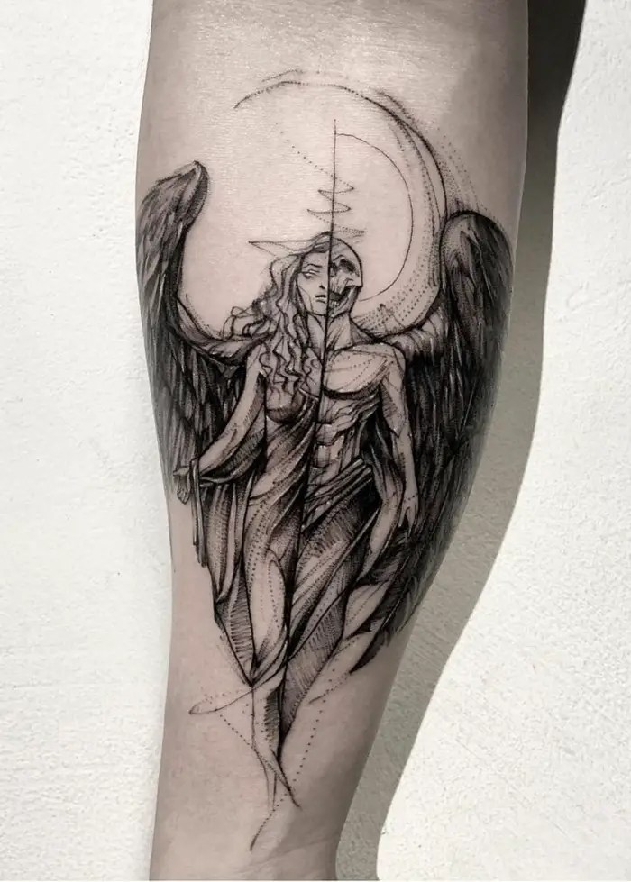 25 Angel Tattoo Designs For Men Of Faith Pulptastic