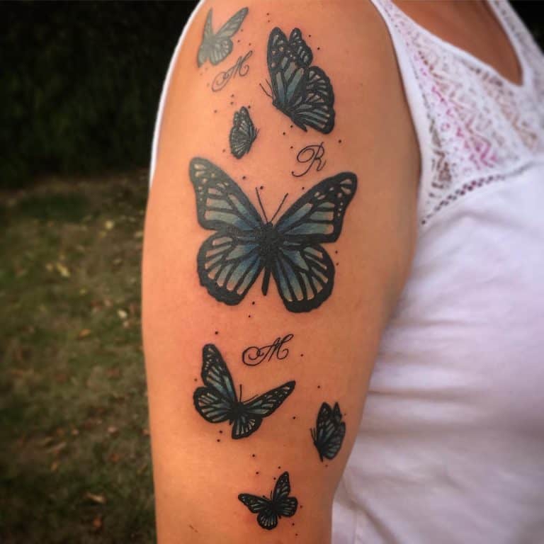 25 Best Butterfly Tattoo Designs For Girls