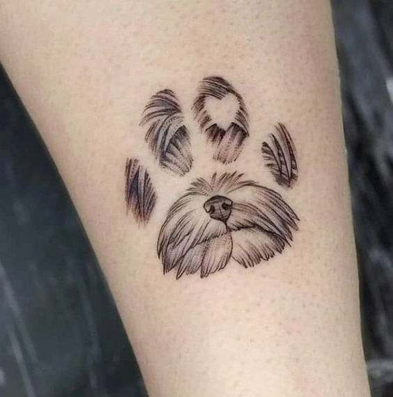 25 Best Paw Print Tattoos With Meanings And Ideas Body Art Guru