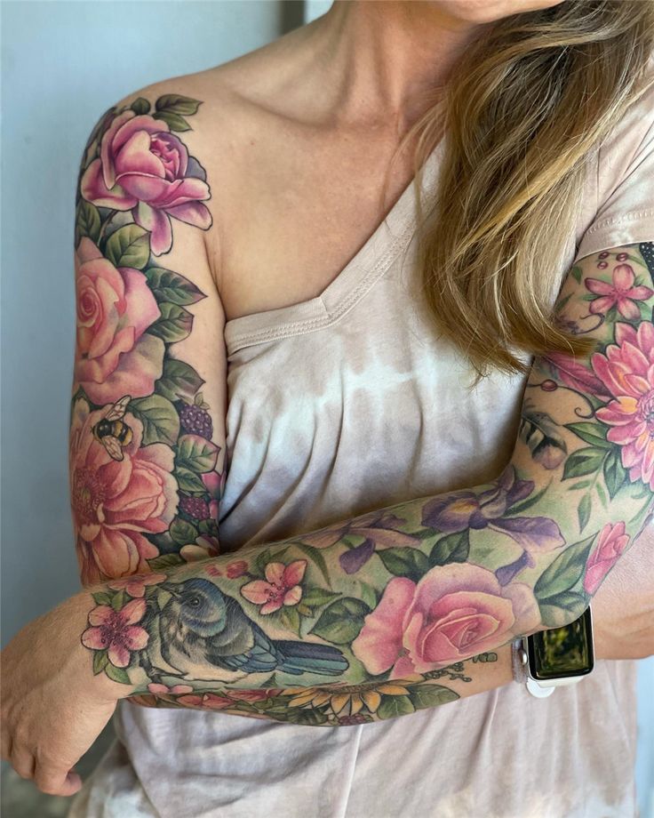 25 Cool Sleeve Tattoos Design Ideas For Women