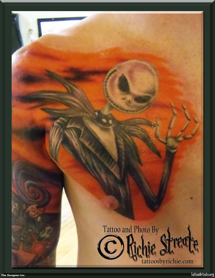 25 Jack Skellington Tattoos Skullspiration