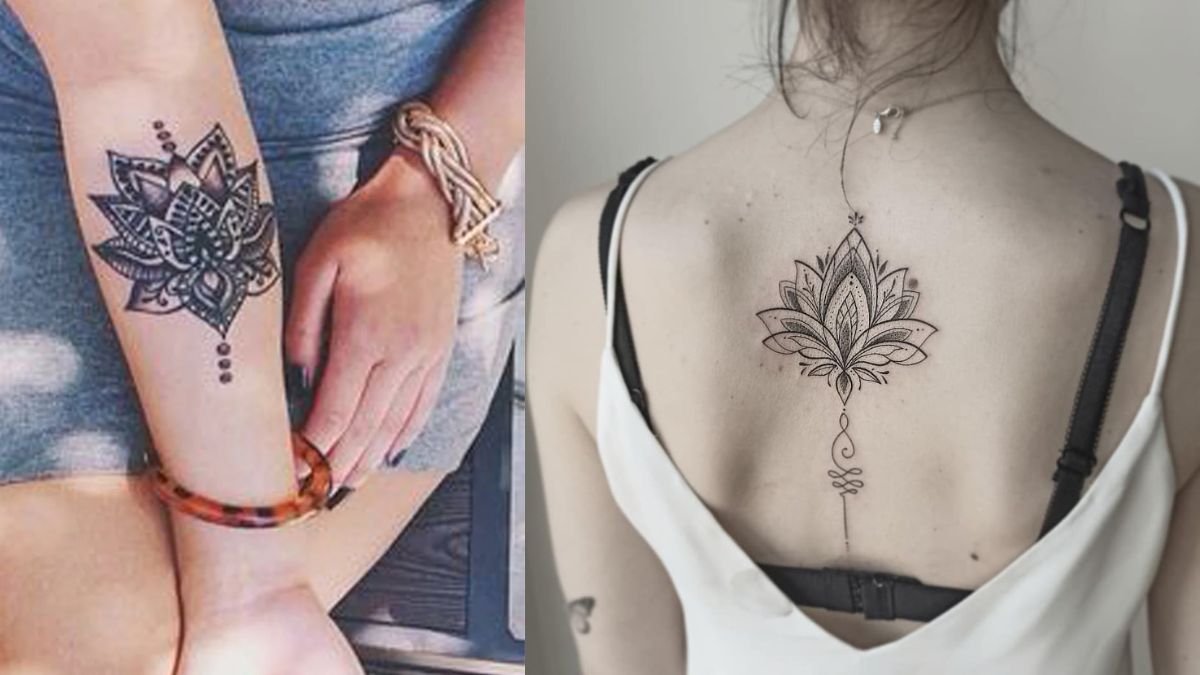 25 Lotus Flower Tattoos For Women To Get In 2024