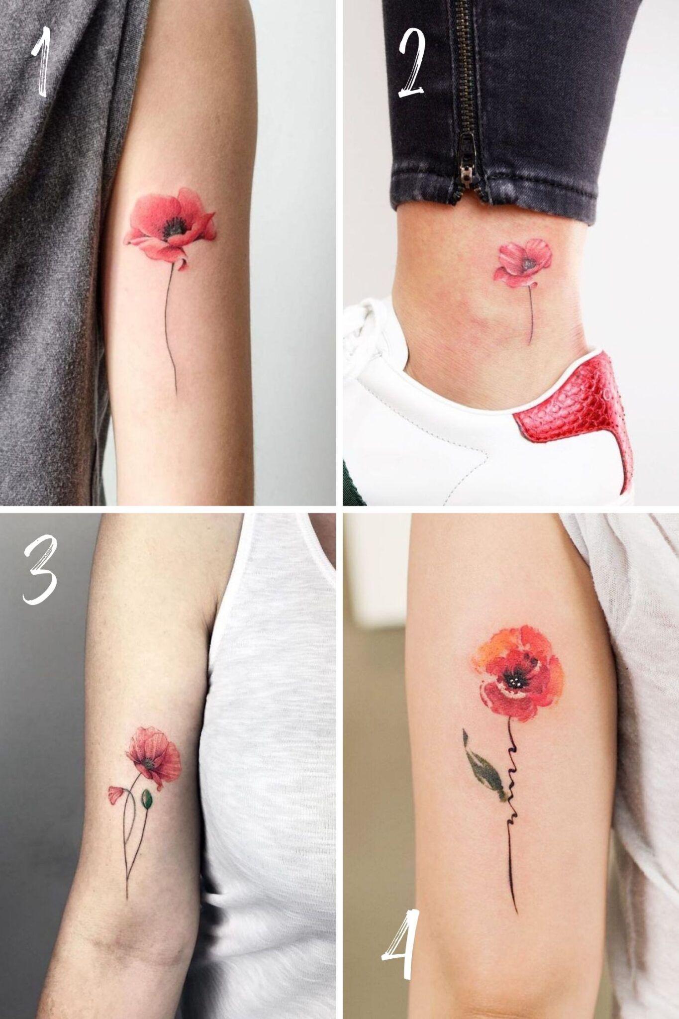 25 Pretty Poppy Tattoo Designs Ideas Tattoo Glee