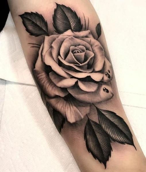 25 Realistic Rose Tattoos For Everyone Black Rose Tattoos Realistic