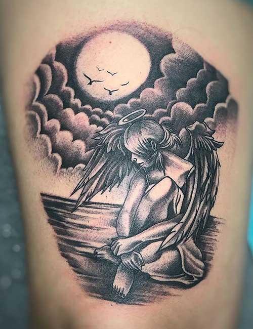 25 Tattoo Designs Fallen Angel Tattoos