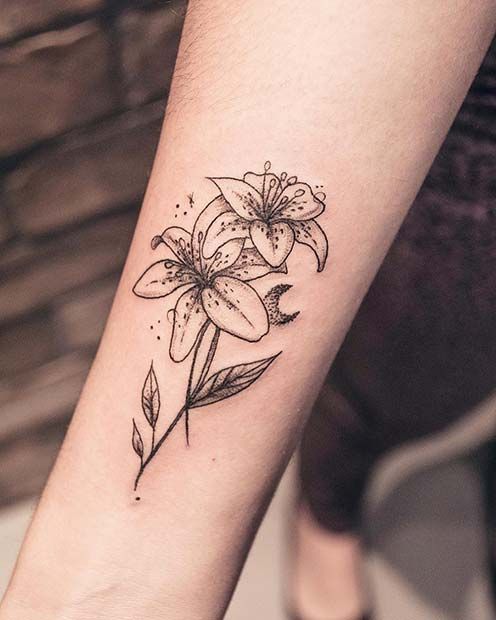 250 Lily Tattoo Designs With Meanings 2023 Flower Ideas Symbols