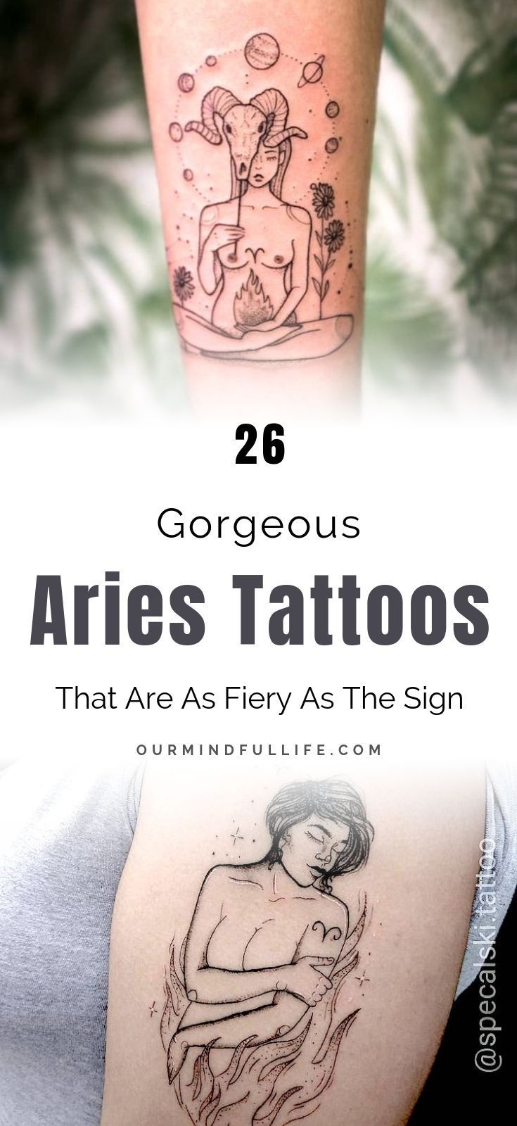 26 Gorgeous Aries Tattoos That Are Fiery Af Ourmindfullife Com Aries