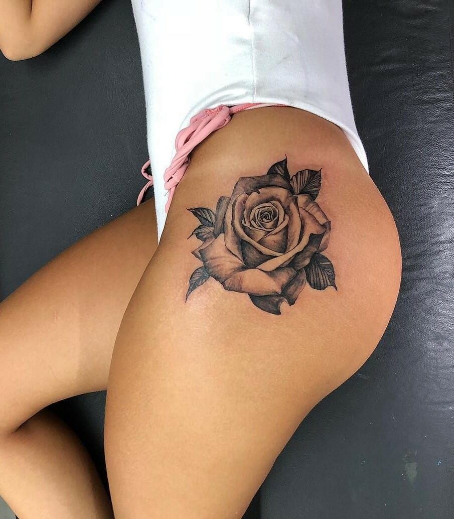 27 Rose Thigh Tattoos Ideas Tattoos Thigh Tattoo Rose Tattoos