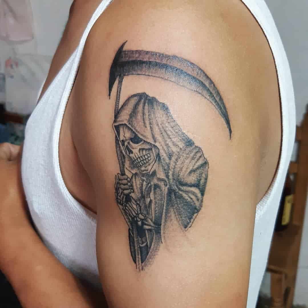 27 Santa Muerte Tattoo Design Cheriselaiba