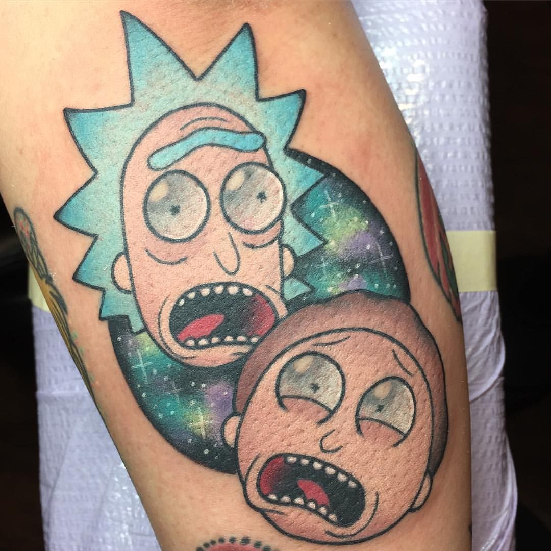 28 Amazing Tattoos Inspired By Rick And Morty Rick And Morty Tattoo