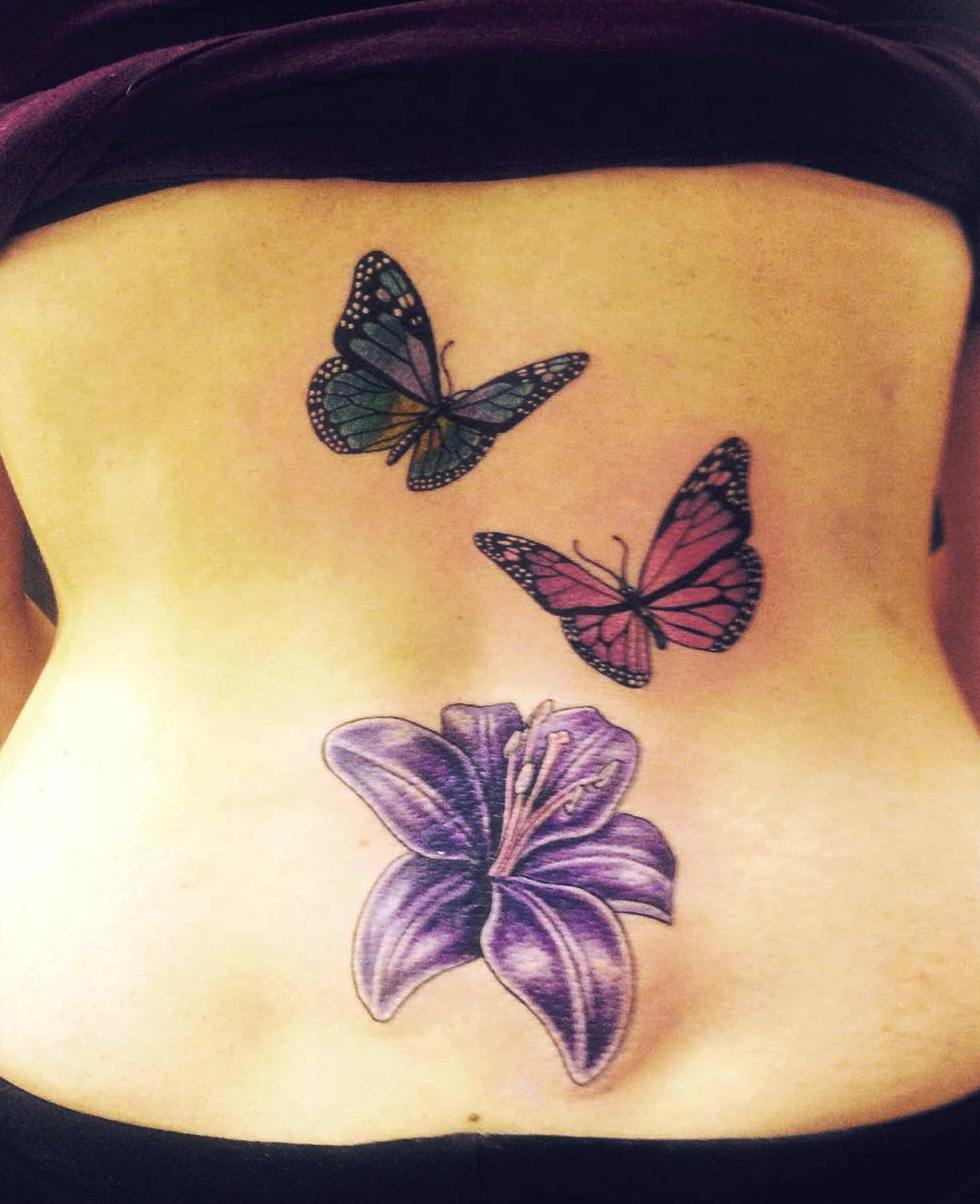 28 Awesome Butterfly Tattoos With Flowers That Nobody Will Tell You