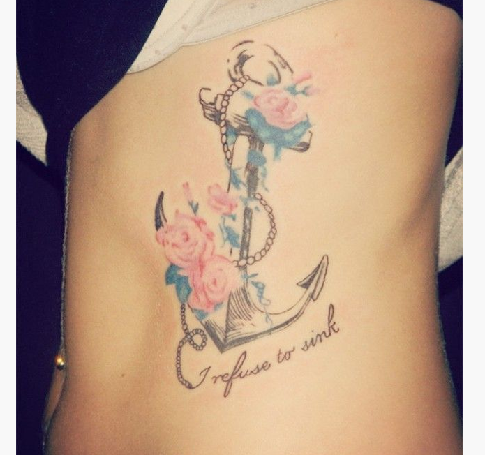 28 Beautiful Anchor Tattoo Designs Feminine Anchor Tattoo Anchor