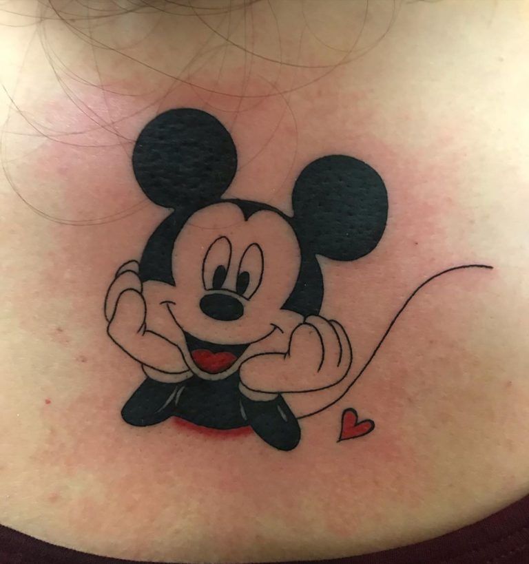 28 Outline Mickey Mouse Tattoos Mouse Tattoos Mickey Mouse Tattoos