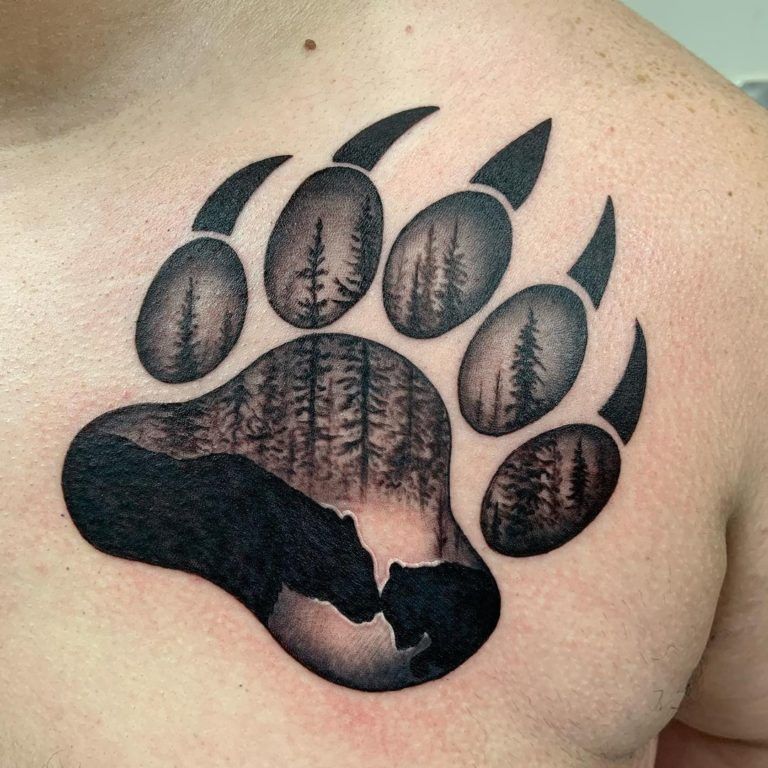 29 Bear Print Tattoo Ideas Paw Tattoo Bear Paw Tattoos Tattoos