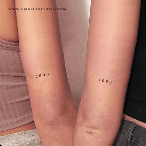 29 Birth Year Tattoos Ideas In 2021 Tattoos Tattoo Set Tattoos For