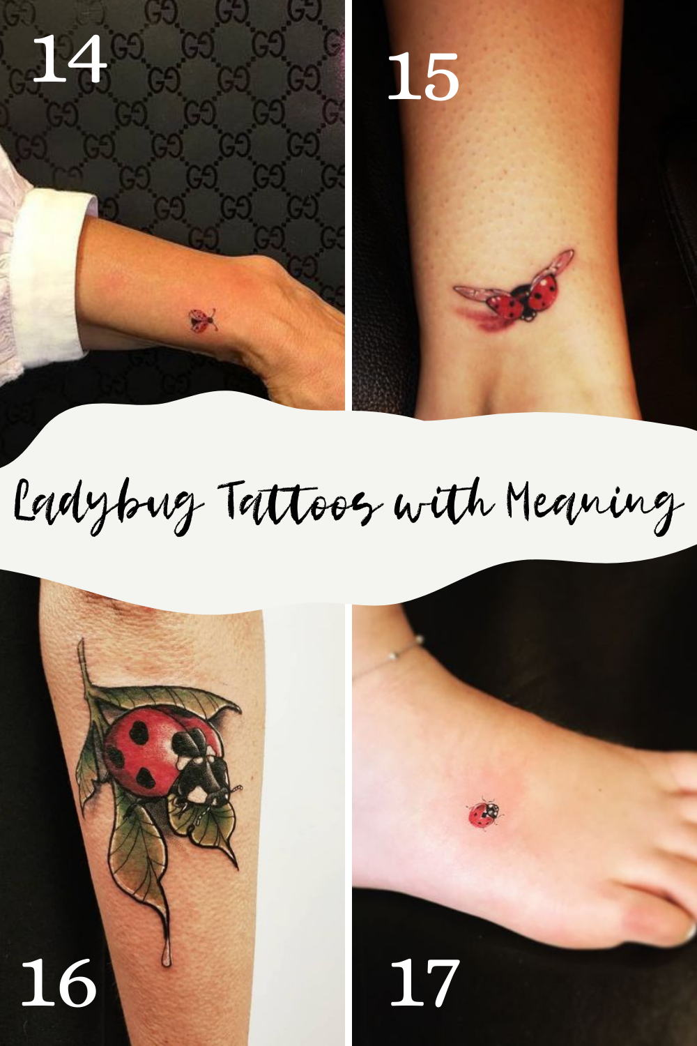 29 Impressive Ladybug Wrist Tattoos