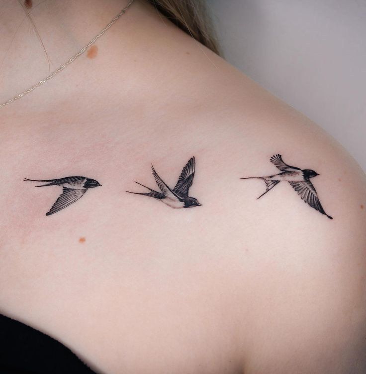 3 Little Birds Tattoo Little Bird Tattoos Birds Tattoo Trendy Tattoos