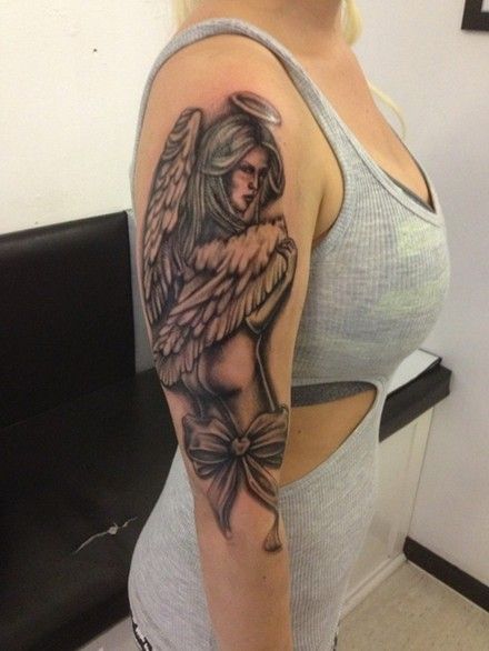 30 Angel Tattoos Designs Pretty Designs