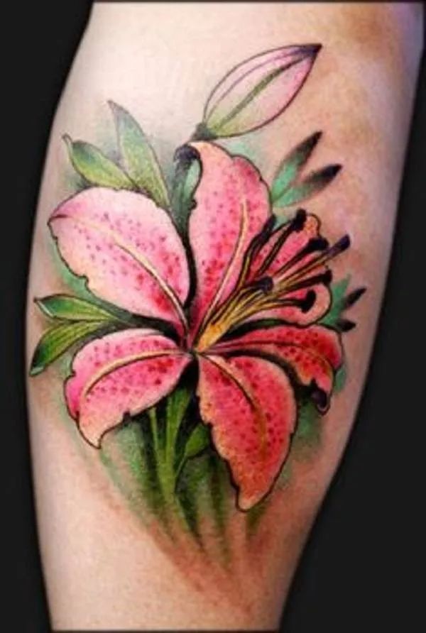 30 Beautiful And Traditional Lily Flower Tattoos With Meanings Tattooswin