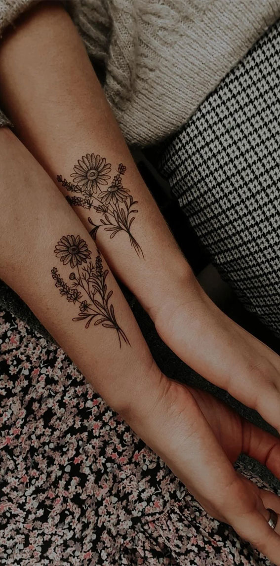 30 Beautiful Flower Tattoo Ideas Dainty Wild Flower Tattoo I Take