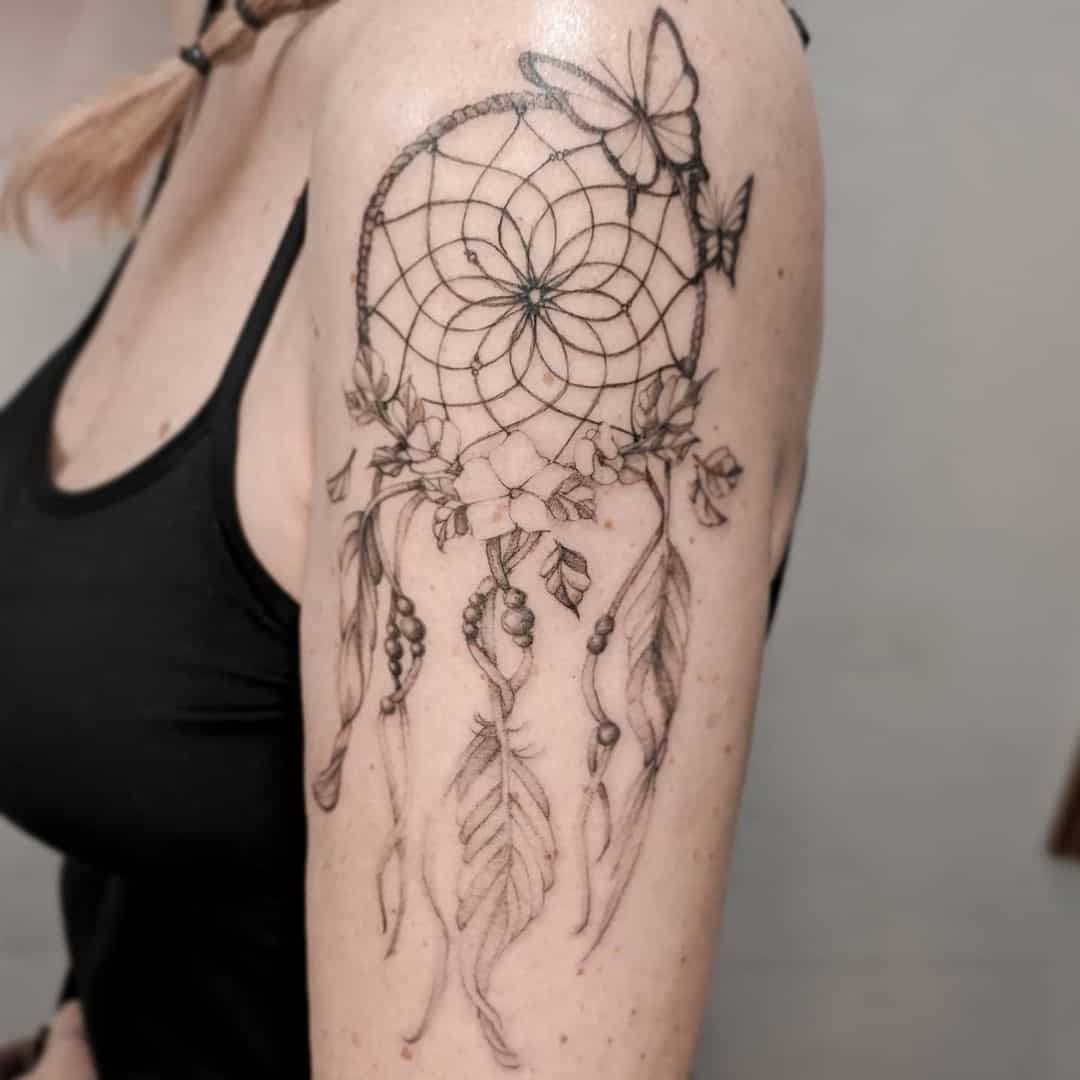 30 Best Dream Catcher Tattoo Designs Meaning 2024