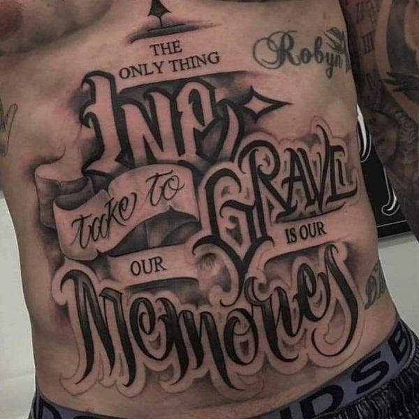 30 Best Gangster Tattoo Fonts Ideas Read This First