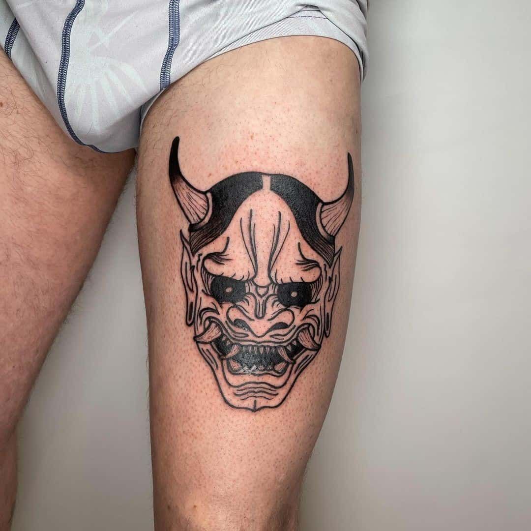 30 Best Oni Mask Tattoo Check These Stunning Design Ideas 2022 Updated